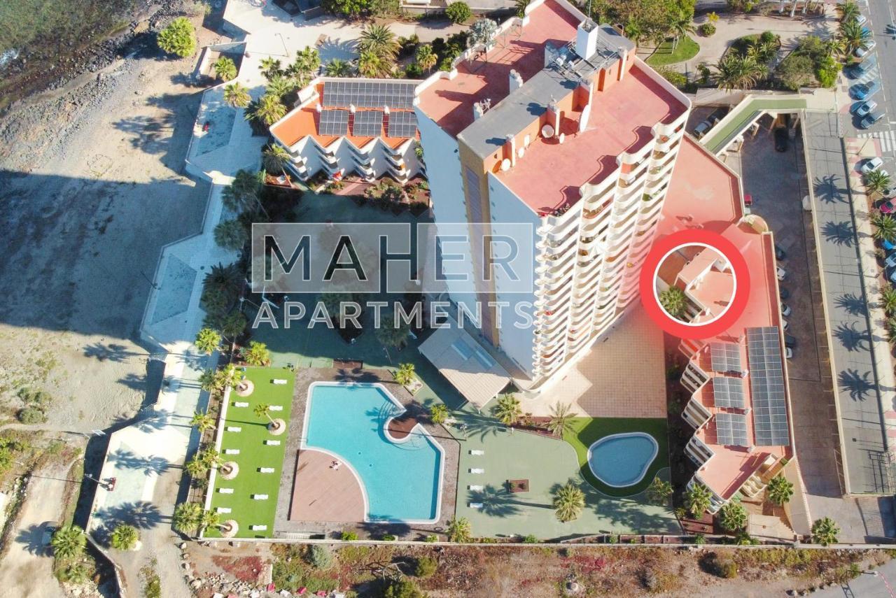 Cozy 1St Sea Line Apartment In The Quiet Area Los Cristianos  Exteriér fotografie